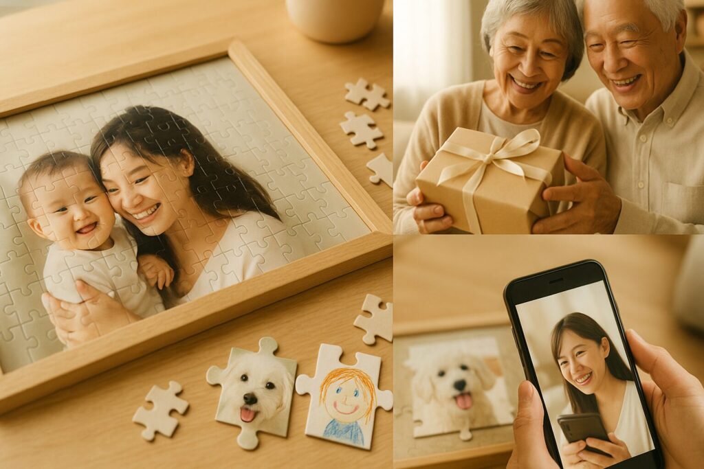 写真で作るオリジナルパズルは特別なギフトにぴったり