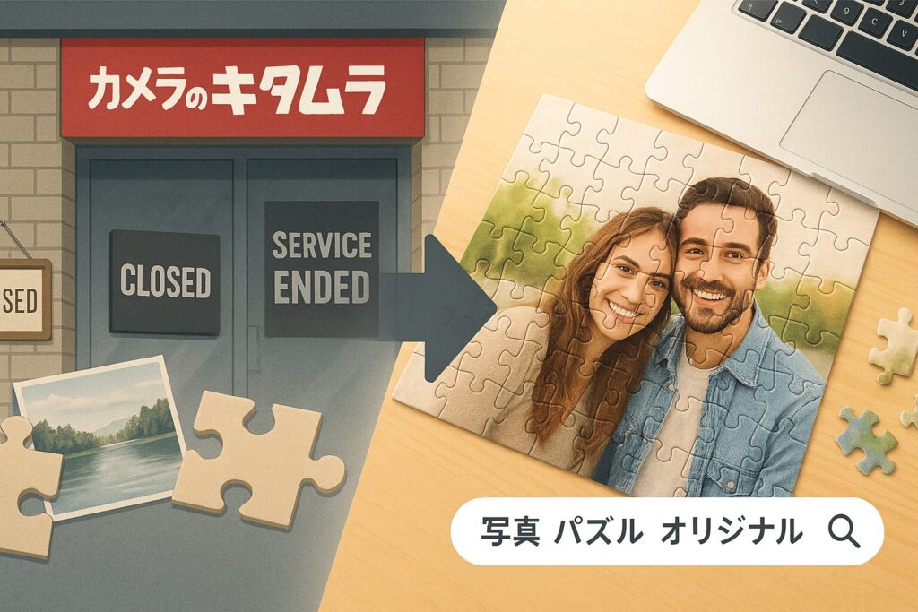 キタムラの写真をパズルにするサービスは終了